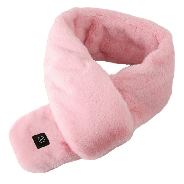 Bufanda de temperatura con almohadilla envolvente para hombre, calentador de cuello calentado