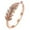 A, variant on Dengmore Ring The Set Crystal Leaf Opening Ring Reveals Your Unique Personality