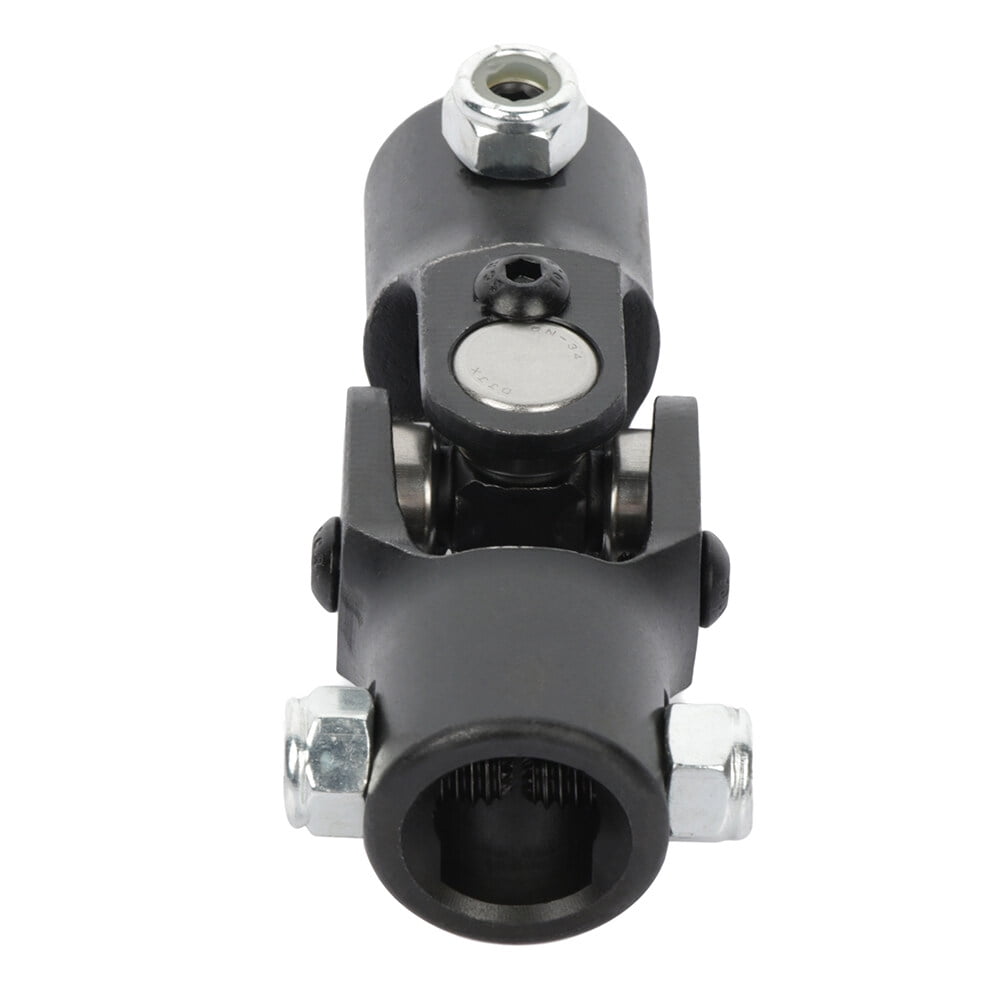 ECCPP Single Steering Shaft Universal U Joint for 3/4DD X 3/4 DD 35 Degree Black