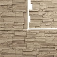 thumbnail image 5 of Ekena Millwork 48 5/8"W x 24 3/4"H x 1 1/4"D Cascade Stacked Stone, EverStone Faux Stone Siding Panel, Valley Spring, 5 of 9