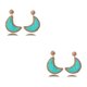 thumbnail image 3 of Sonducket 1 par de pendientes colgantes vintage de verano, joyería portátil para novias, accesorio colgante para el hogar, playa, verde claro Verde claro 2piezas, 3 of 6