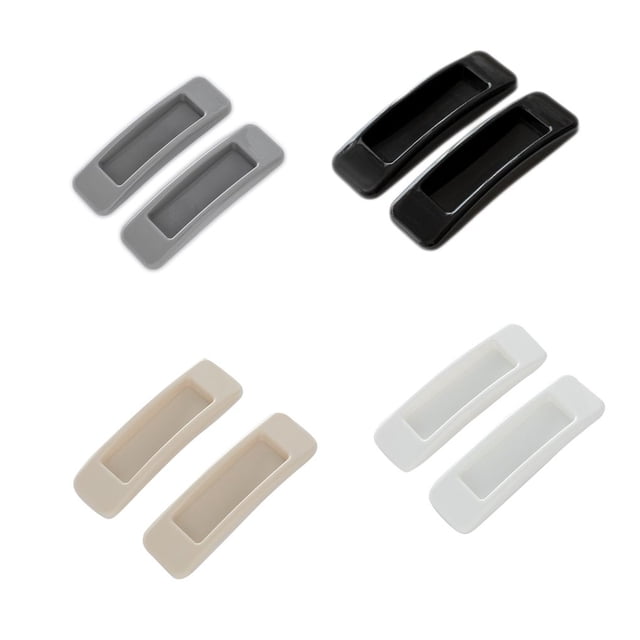 kurtrusly 4 Pairs Non-Perforated Plastic Handle Window Refrigerator 11*3cm 1Set