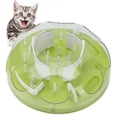 thumbnail image 3 of BIMZUC Pet Maze Slow Food Toy Interactive Puzzle Feeder for Cats and Dogs, Detachable Plastic Treat Dispenser Bowl for Digestion, Blue (11.8 inches / 30 cm), 3 of 9