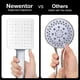 thumbnail image 2 of Newentor Shower Head Rain Shower, Hand Shower Shower Head Large, Water-Saving Shower Head High Pressure, Shower Head with 6 Jet Types (Shower Head Wit, 2 of 5
