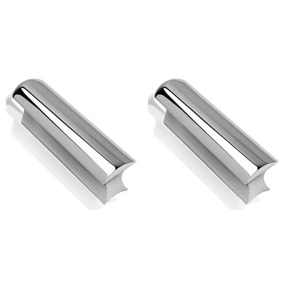 2X Metal Guitar Slide Dobro Hawaiian Lap Steel Bar Electric Accessories