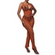 thumbnail image 4 of Txlixc Suéter de playa de mono femenino suéter de playa transparente hueco sólido cuello V sin mangas mono largo bañador bikini Txlixc  moda, 4 of 7