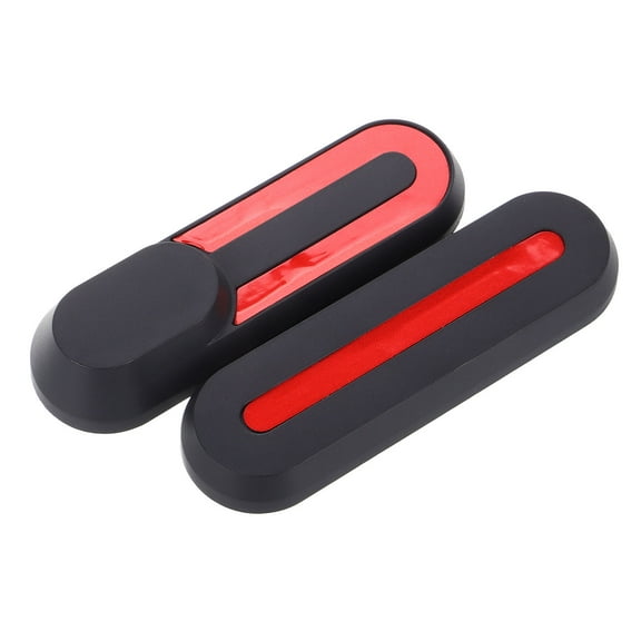 SWETRACE 2Pcs Electric Scooter Front Side Wheel Cover Black Plastic Protection for Daily Use 9.5x3.0x1.2in