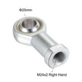 thumbnail image 3 of SI25TK PHSA25 Spherical Rod End Bearing 25mm Bore Self-lubricated Joint Bearing M24x2 Right Hand Female Thread, 3 of 6