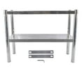 thumbnail image 5 of Stainless Steel Shelf 72'' x 11.8'' x 23.6'' Commercial Adjustable Double Shelf, Stainless Steel Overshelf for Prep & Work Table Restaurant Bar Utility Room Kitchen & Garage, 5 of 10