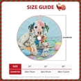 thumbnail image 4 of Kll A Funny Little Dalmatian Puppy Christmas Tree Skirt 30",Party Decorations Farmhouse For Christmas Decorations Holiday Party, 4 of 8