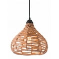 thumbnail image 2 of Woven Natural Tear Drop Ceiling Lamp, 2 of 3
