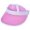 Pink, variant on UPF 50 Sun Visor Hat - Transparent Wide Brim Empty Top Sun Hat with Adjustable Strap, Lightweight Outdoor Sports Cap for Beach, Hiking & Daily Summer Wear (One Size Fits Most)