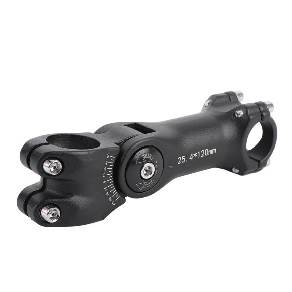 Adjustable Handlebar Stem 60 Degree Adjustable Aluminum Alloy Stem Riser for Mountain Cycling Modification 25.4x120mm