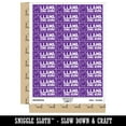 thumbnail image 2 of Llama-zing Amazing Work Teacher Student School Sticker Set - Purple - Matte Finish - 1.75" Medium, 2 of 7