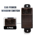 thumbnail image 4 of 93580-1E001 Interruptor Elevalunas Lado Pasajero 5 Patillas para Vehículo Coche Accent 2007-2010, 4 of 7