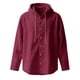 thumbnail image 5 of Blusa de manga larga con capucha para hombre, color liso, moderna, holgada, informal, con botones y cordón, de poliéster., 5 of 9
