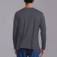 thumbnail image 4 of pstuiky camisas de hombre de manga larga, Camiseta informal de manga larga con cuello redondo para hombre, color liso, transpirable, para correr y hacer ejercicio camisetas de hombre s, 4 of 8