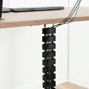 VIVO Vertebrae Cable Management Kit Height Adjustable Desk Quad Wire Organizer