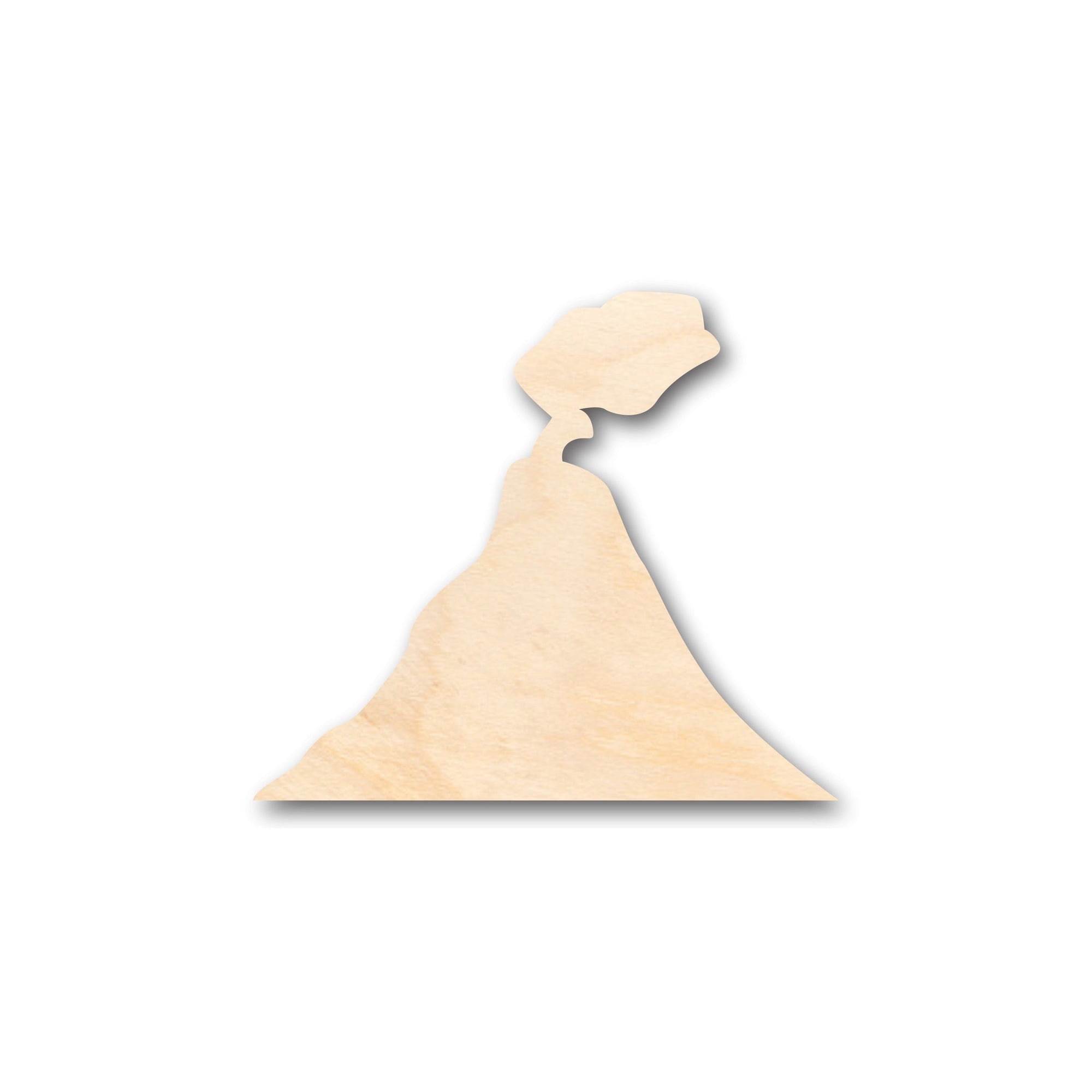 Unfinished Wood Volcano Shape - Craft - up to 46" DIY 4" / 1/8"