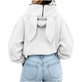 thumbnail image 4 of Cute Hoodies for Women Baeitkot Women's Fashion Solid Color Zipper Jacket Long Sleeve Coat with Pockets, 4 of 6