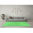 thumbnail image 3 of Ahgly Company Indoor Rectangle Abstract Emerald Green Modern Area Rugs, 2' x 3', 3 of 4