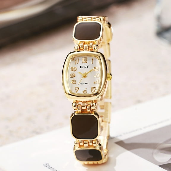 Women's Fashion Quartz Watch Square Retro Student Bracelet