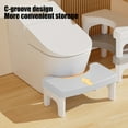 thumbnail image 5 of Fufafayo under $5 Toilet Stool for Bathroom, Non-Slip Potty Stool for Pooping, Toilet Step Stool, Portable Toilet Stool for Home Bathroom, Squatting Stool, Convenient and Compact, Sturdy, 5 of 7