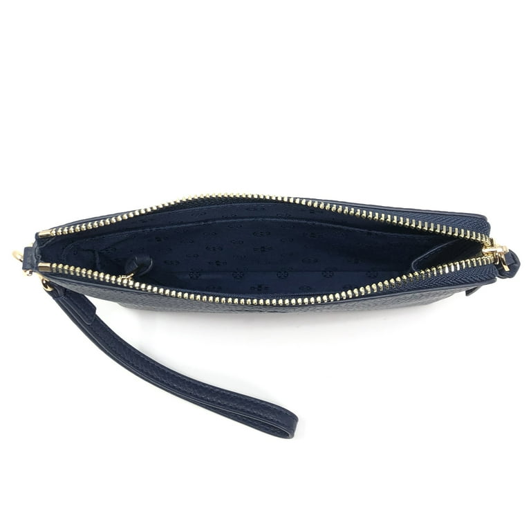 TORY BURCH Navy Leather discount Clutch