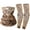 Coffee Python, variant on UV Sun Protection Arm Sleeves with Face Cover, Bandana Neck Gaiter Scarf Ice Silk Cooling Sleeves Set, for Women Men Summer Outdoor Activities Supplies