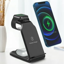 XGFHYJEH Charging Station, Wireless Charging Station, Charging Station for Multiple Devices, Wireless Charging, 15W 3 in 1 Charging Station, Wireless Charge, for Android, Iphone, Apple, Samsung, Ipad