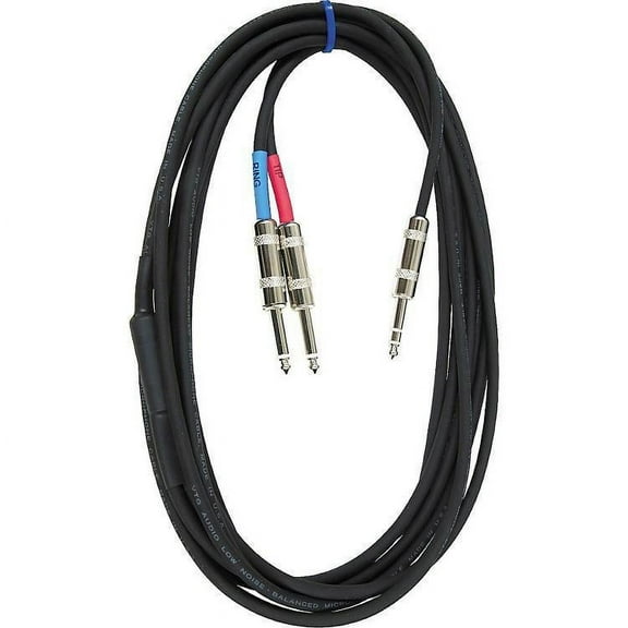 RapcoHorizon 1/4" TRS to Dual 1/4" Mono Insert Cable 15ft