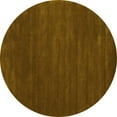 thumbnail image 1 of Ahgly Company Indoor Round Abstract Yellow Contemporary Area Rugs, 8' Round, 1 of 4
