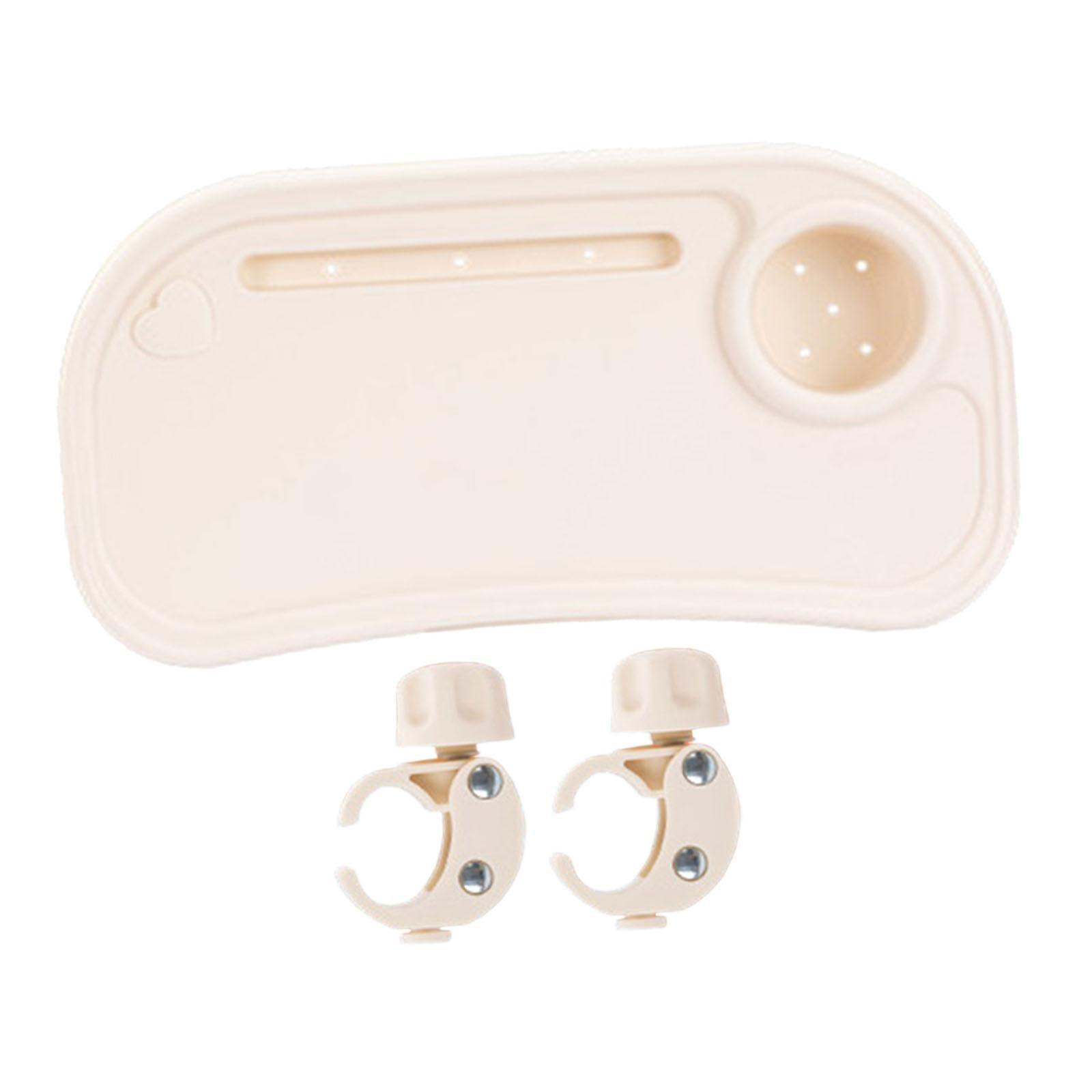 Stroller Snack Tray Stroller Handrest Dish Stroller Accessories Cup Holder Phone Holder Design for Infants and Toddlers