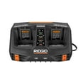 thumbnail image 3 of Ridgid AC840094 Gen5X Dual Port 18V Lithium Ion and NiCad Battery Charger with Pass-Through AC Ports and USB Charging (Batteries Not Included, Charger Only), 3 of 12