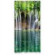 thumbnail image 1 of Cortina de ducha ABPHQTO Bosque Fresco y Cascada Impermeable 90x180 cm, 1 of 2
