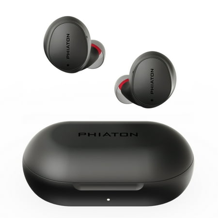 Phiaton Bonobuds Lite True Wireless Earbuds Bluetooth Active Noise Cancelling Earphones with Clear Voice by Intelligo and Ambient Mode Headphones with 11 hour Playtime