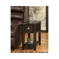 thumbnail image 3 of Signature Design by Ashley Contemporary Breegin Chairside End Table Almost Black, 3 of 9