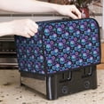 thumbnail image 7 of Daiia blue daisy Skull flower Pattern 2 slice Toaster Cover, Toaster Appliance Dust-proof Cover For Kitchen Small Appliance Dust Cover and Fingerprint Protection, 7 of 7