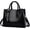 Black, variant on Womens Purses and Handbags Top Handle Crocodile Pattern Leather Satchel Shoulder Bag Messenger Crossbody Tote Bags for Ladies