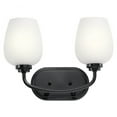 thumbnail image 4 of Kichler Valserrano 10 1/4" High Black 2-Light Wall Sconce, 4 of 5