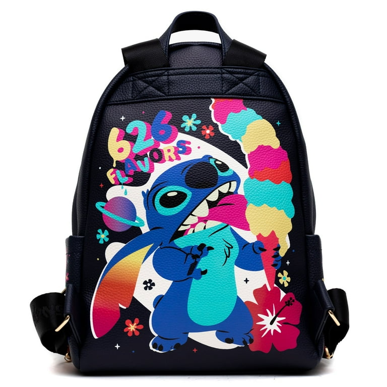 black stitch mini backpack CoolPack Disney Fluffy 10 - Plush Leisure in - Backpack for Nursery and Preschool vegan leather creates a new twelve inch silhouette with images of your favorite characters that pop Our Embroidered Stitch Collection is