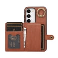 thumbnail image 6 of Decase Wallet Case for Samsung Galaxy A53 5G, for Women Men,Premium PU Leather Retro Style Magnetic Closure Card Slots Back Flip Cover Shockproof with Ring Kickstand,Brown, 6 of 7