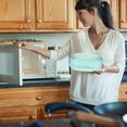 thumbnail image 2 of SHISUYAN Microwave Steamer Plastic Single Layer Kitchen Cooker Healthy Cooking Pot, 2 of 8