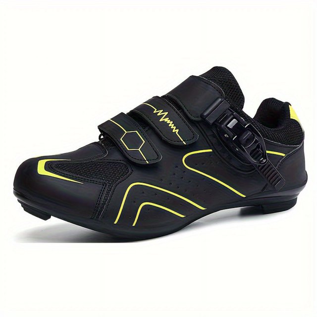 SUTENGDA Professional Men‘s Cycling Shoes for Mountain Bike Racing - SPD Cleat Compatible Breathable Sport Sneakers for Outdoor Ridding
