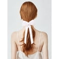 thumbnail image 6 of Ksopiavobs Velvet Hair Bows for Women Large Hair Bow Clips French Bow Hair Clips Hair Ribbons Bowknot Ribbon Hair Barrettes Vintage Hair Accessories for Girls (White Black), 6 of 6