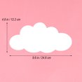 thumbnail image 2 of IFANLANDOR 31Pc White Vinyl Cloud Wall Art Stickers Easy Apply Remove Reposition Wall Decals, 2 of 7