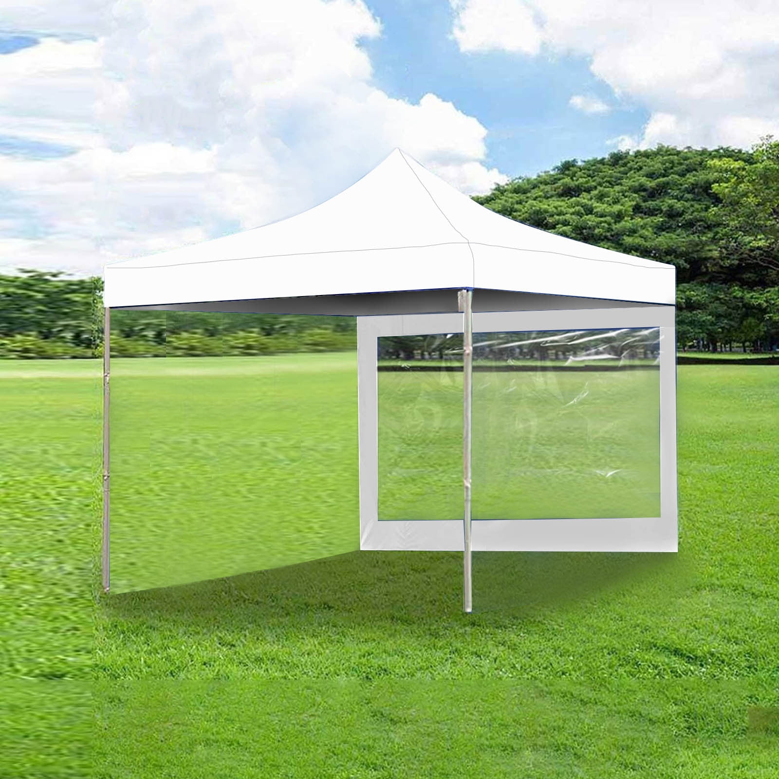 Outdoor Camping Tent, Waterproof Sunshade, Windproof Rainproof Fabric, Portable for Backyard, Garden, Picnic, Events, Market, Sporting Activities, Compact and Durable(Without roof and pole)