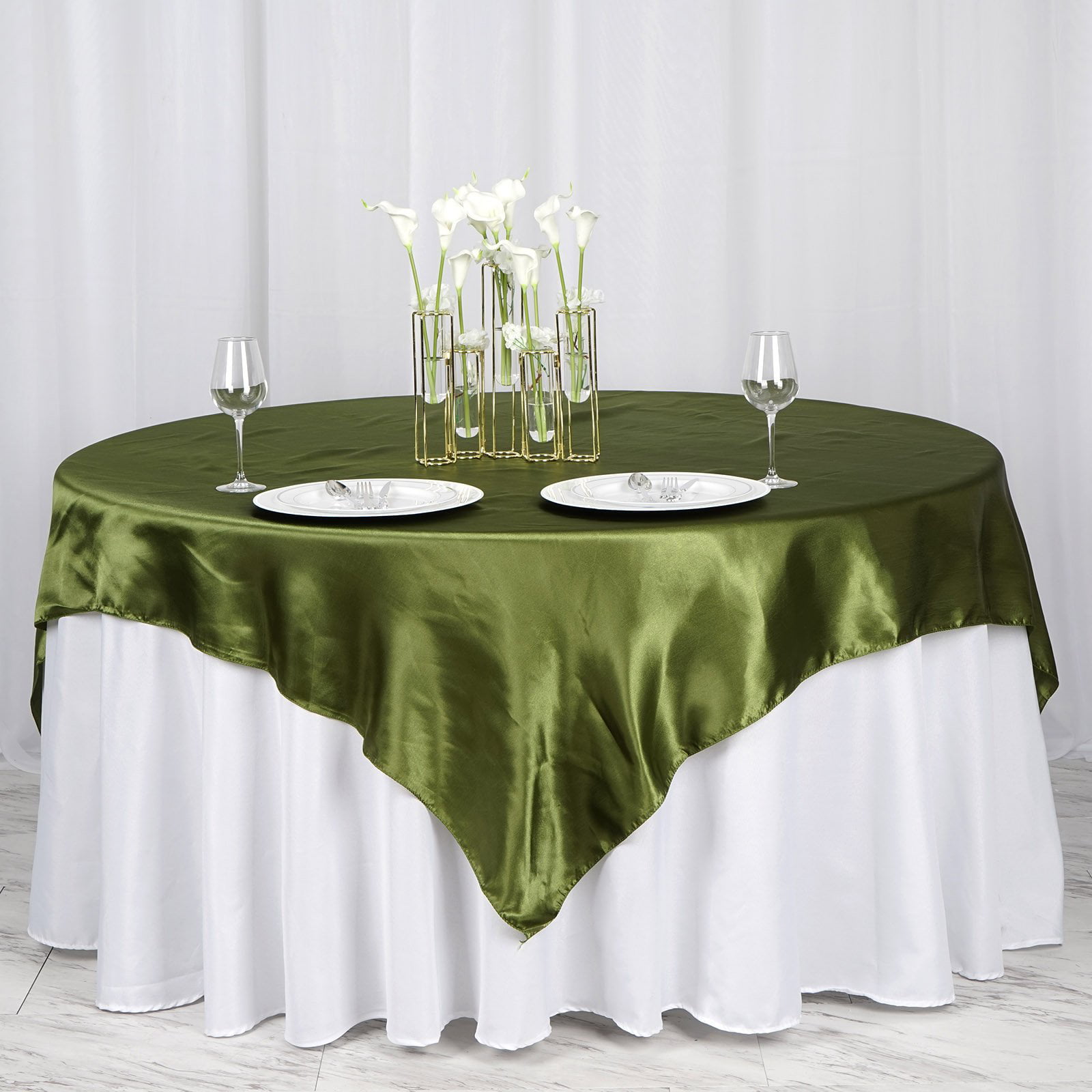 Restaurant Tablecloth Square 72"x72" for Wedding Home Baby Shower Party Rent 