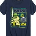 thumbnail image 3 of Star Wars - Digital Yoda - Toddler And Youth Short Sleeve Tee, 3 of 5