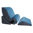 thumbnail image 2 of Avana Kind Bed Orthopedic Support Wedge Pillow Comfort System â€“ for Post-Surgery, Heartburn, Snoring, Acid Reflux & GERD, Blue/Grey, 2 of 2